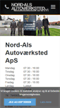 Mobile Screenshot of nord-als-auto.dk